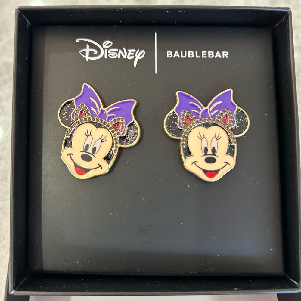 BaubleBar Disney Halloween Minnie Earings